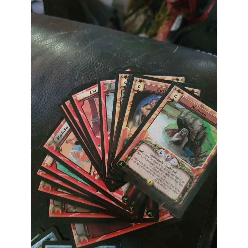 32x Vintage 1998 CCG Card Lot — Legend of the Five‎ Rings L5R